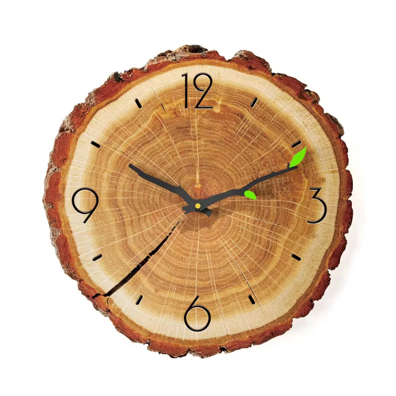 Vintage Wooden Wall Clock – Modern Retro Design, Perfect for Home or Office Decoration