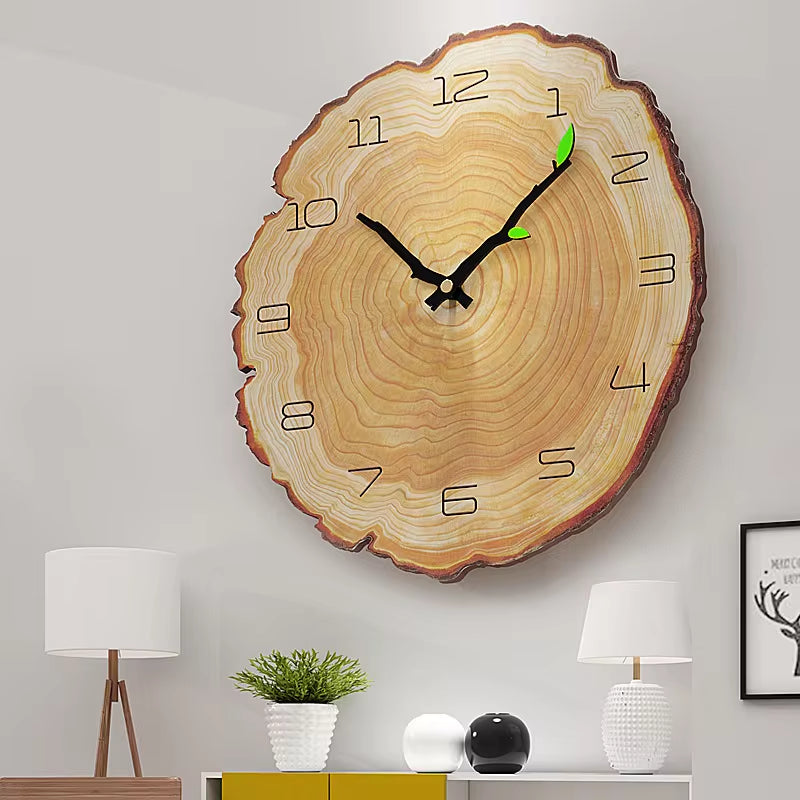 Vintage Wooden Wall Clock – Modern Retro Design, Perfect for Home or Office Decoration
