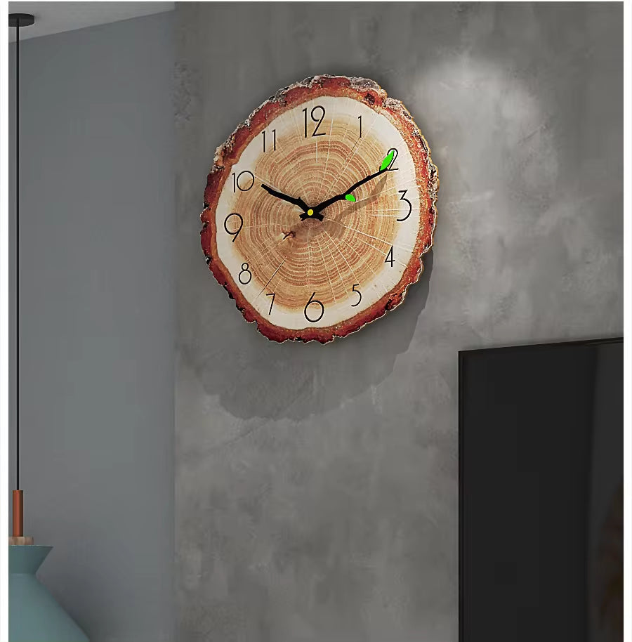 Vintage Wooden Wall Clock – Modern Retro Design, Perfect for Home or Office Decoration
