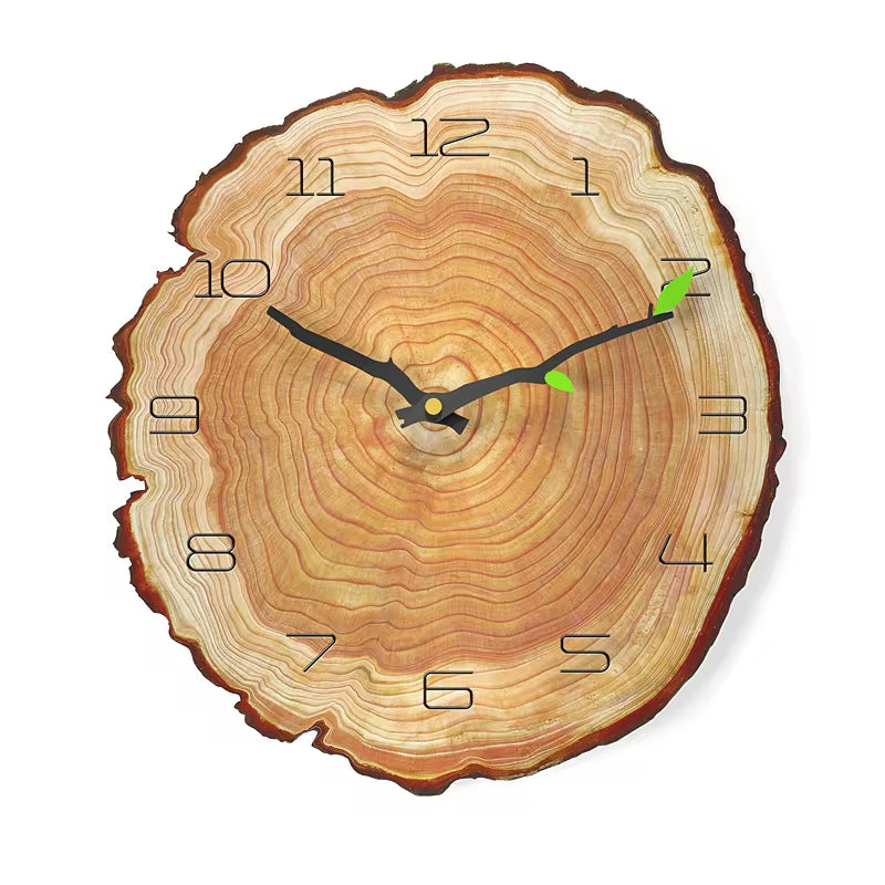 Vintage Wooden Wall Clock – Modern Retro Design, Perfect for Home or Office Decoration
