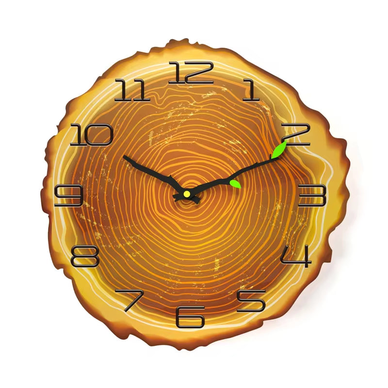 Vintage Wooden Wall Clock – Modern Retro Design, Perfect for Home or Office Decoration