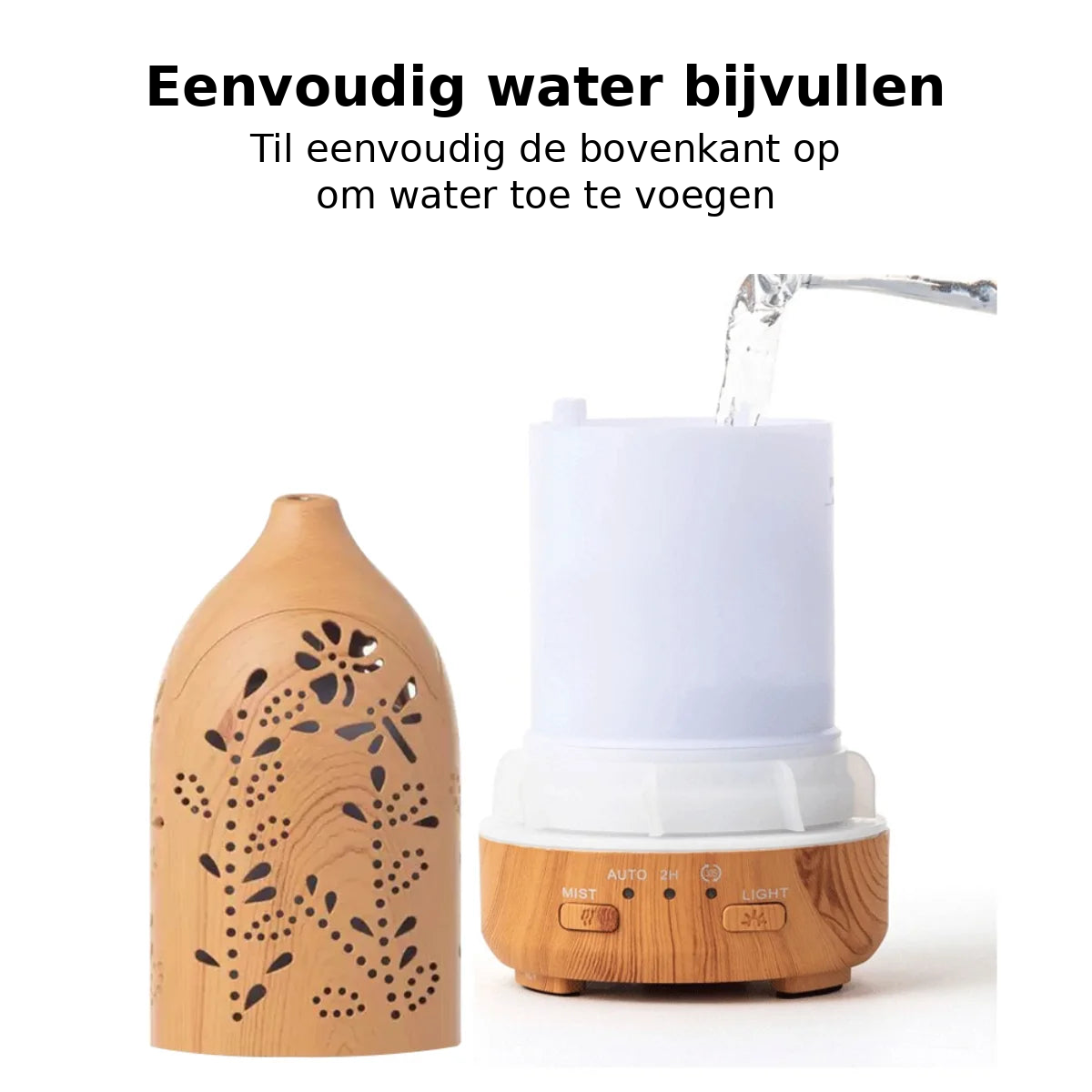 Aromatherapy Diffuser with 7 Color LED Lights - The Perfect Gift Idea for Home, Office, or Spa, Features Auto Shut-Off and Whispe