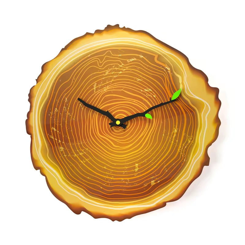 Vintage Wooden Wall Clock – Modern Retro Design, Perfect for Home or Office Decoration
